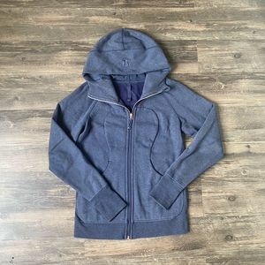 Lululemon Athletica Scuba Hoodie - navy/rose gold